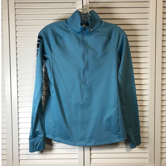 Under Armour Cold Gear Blue Half Zip Fitted Activewear Top S - Picture 1 of 9